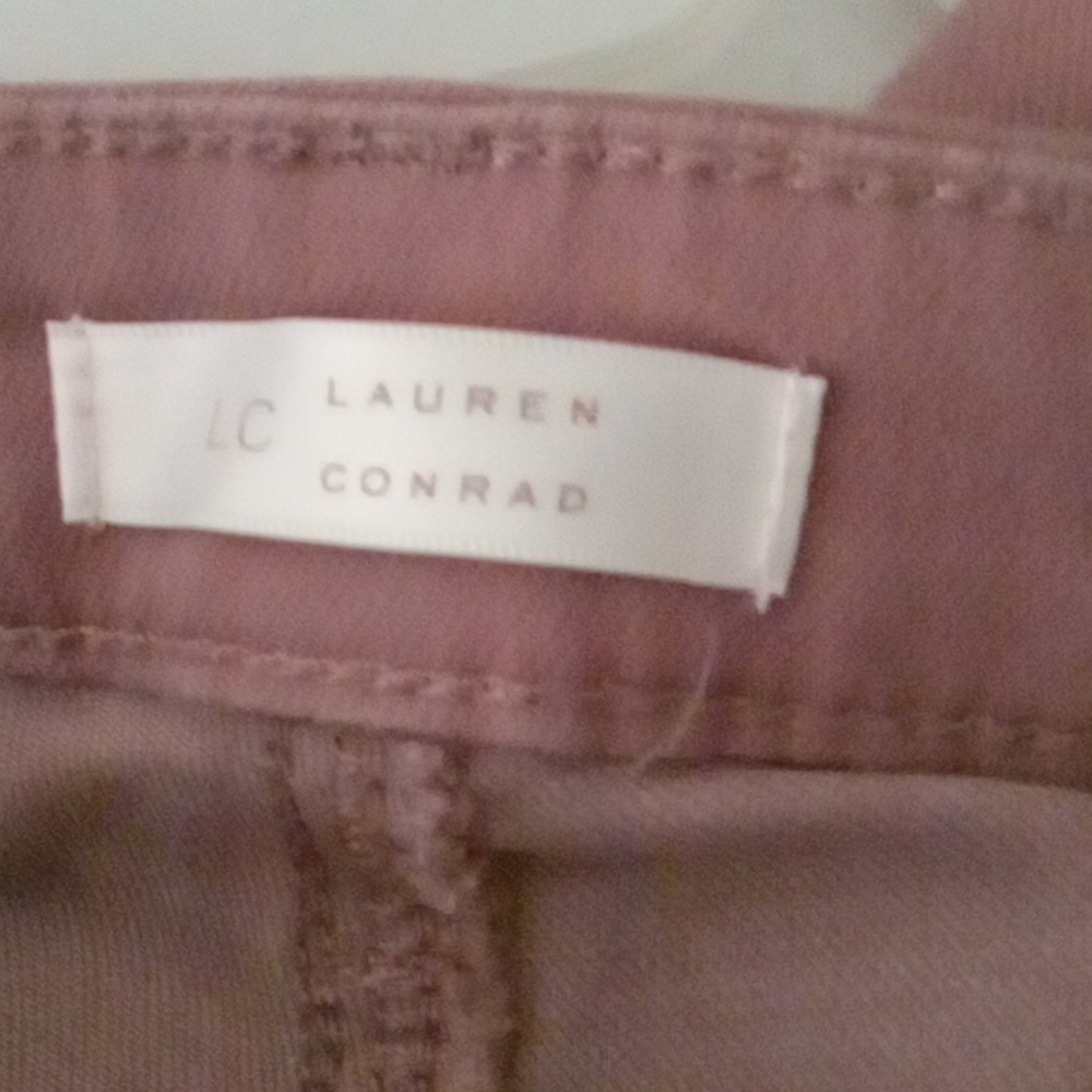 💐LC Lauren Conrad Pink Cuffed Skinny Jeans - Picture 6 of 7